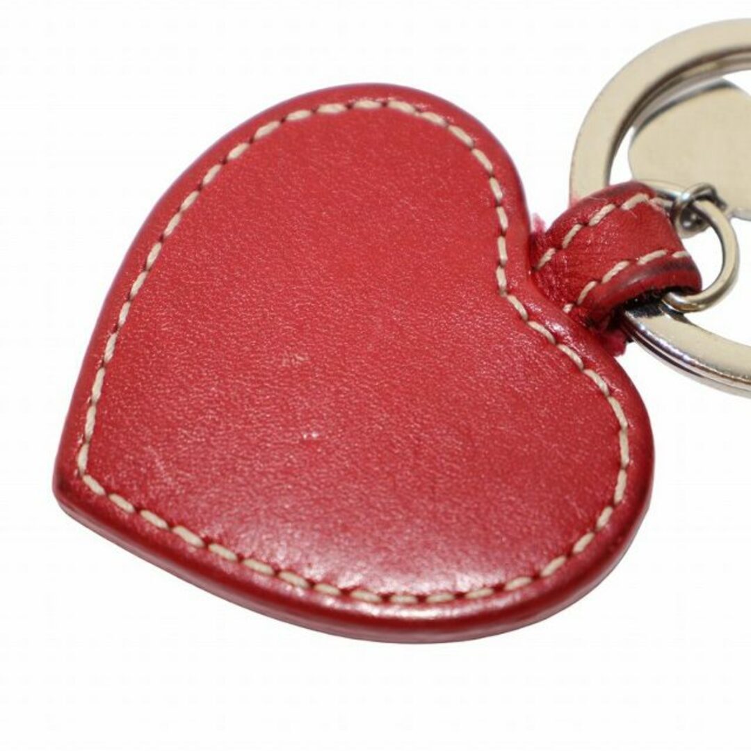COACH - コーチ キーホルダー キーリング チャーム ハート レザー