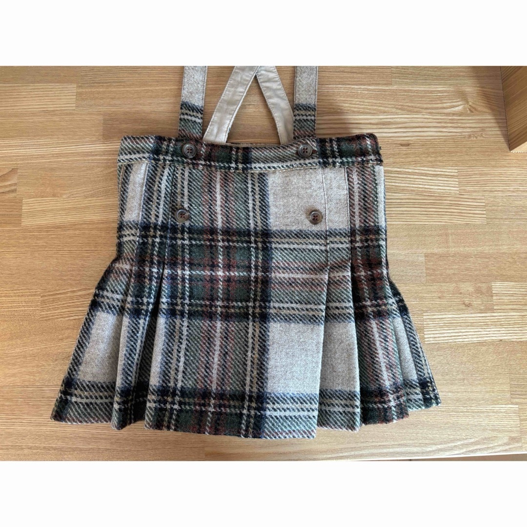 Caramel HEDERA SKIRT GOLD CHECK 8Y caramel HEDERA SKIRT