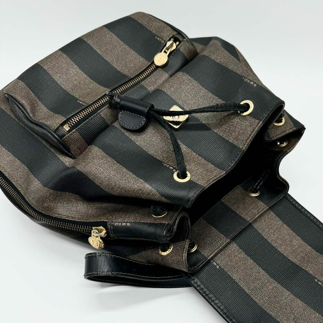 正規品✨】フェンディ リュック バッグパック ペカン 巾着 PVC レザー