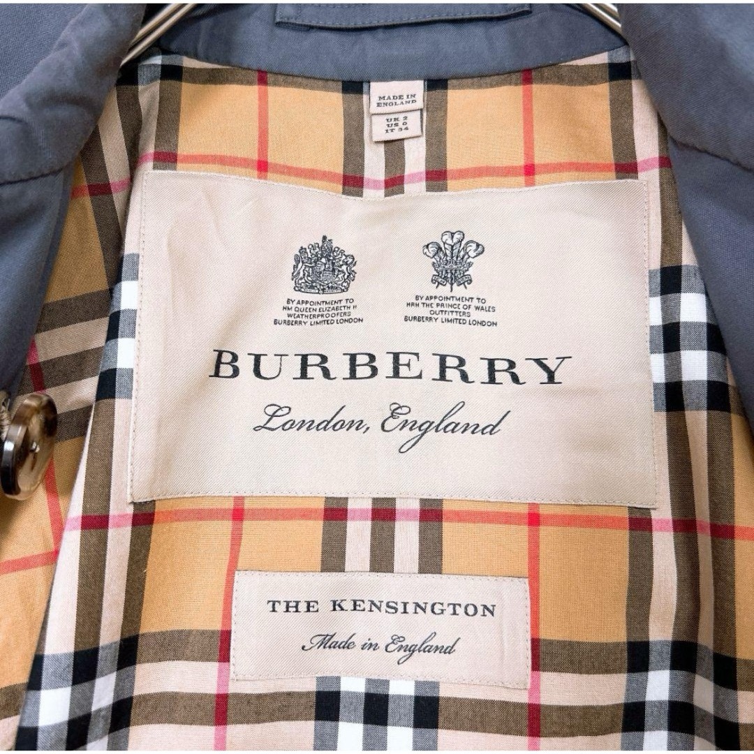 BURBERRY - 極美品34Burberryバーバリートレンチコートケンジントン