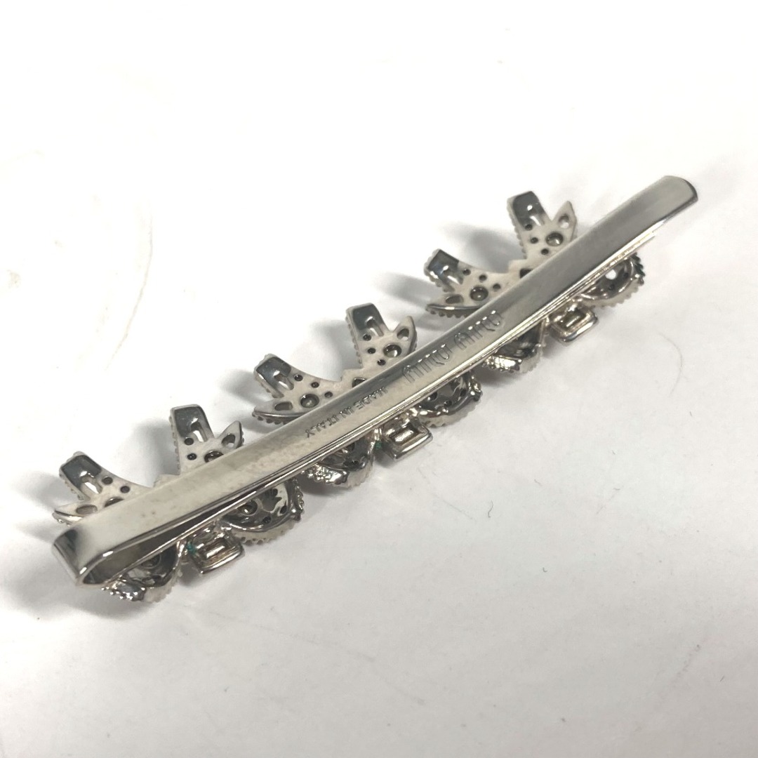 MIU MIU - ミュウミュウ MIUMIU リボン ラインストーン りぼん 5JF031