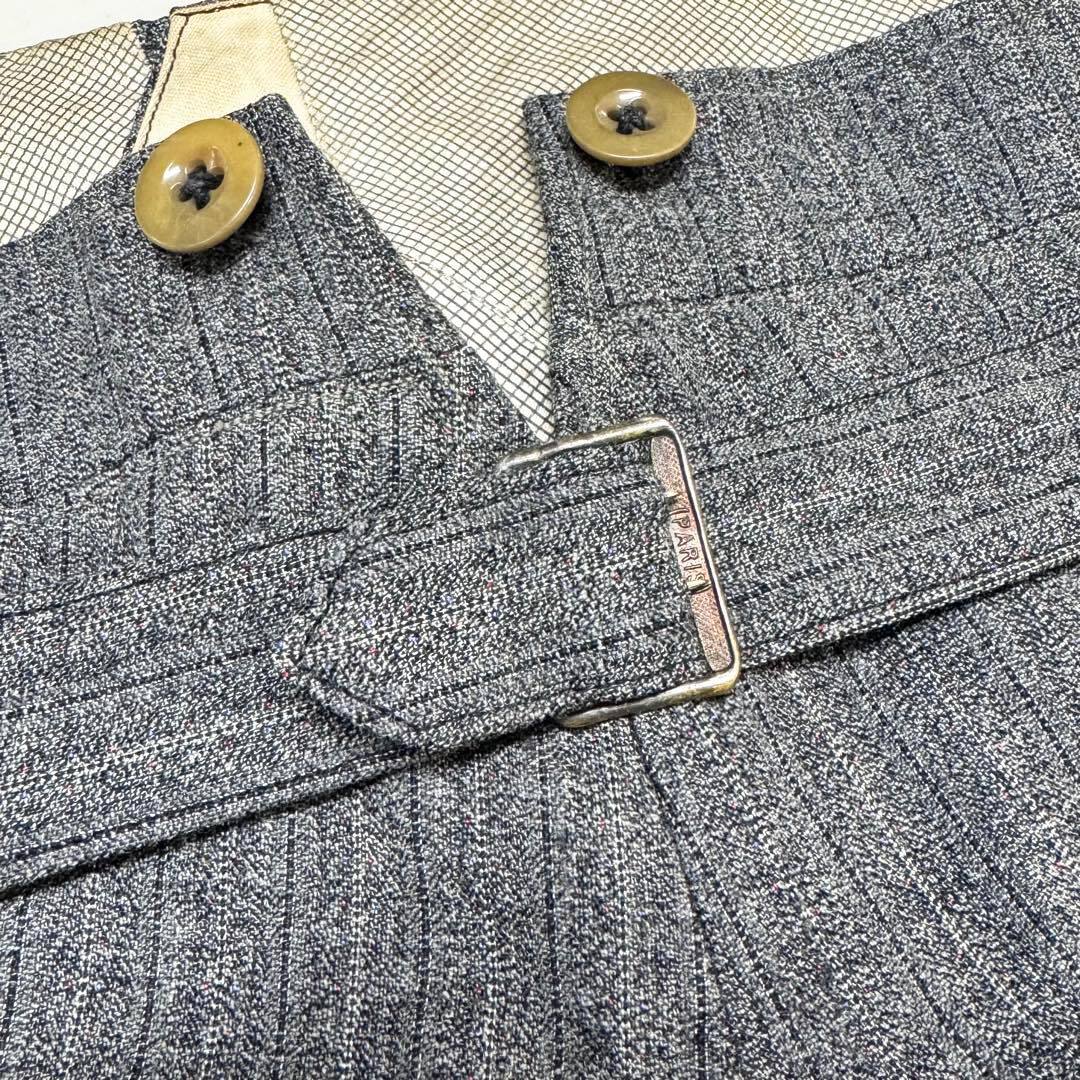 40年代 フランス製 ウール スラックスパンツ ヴィンテージ 大きい