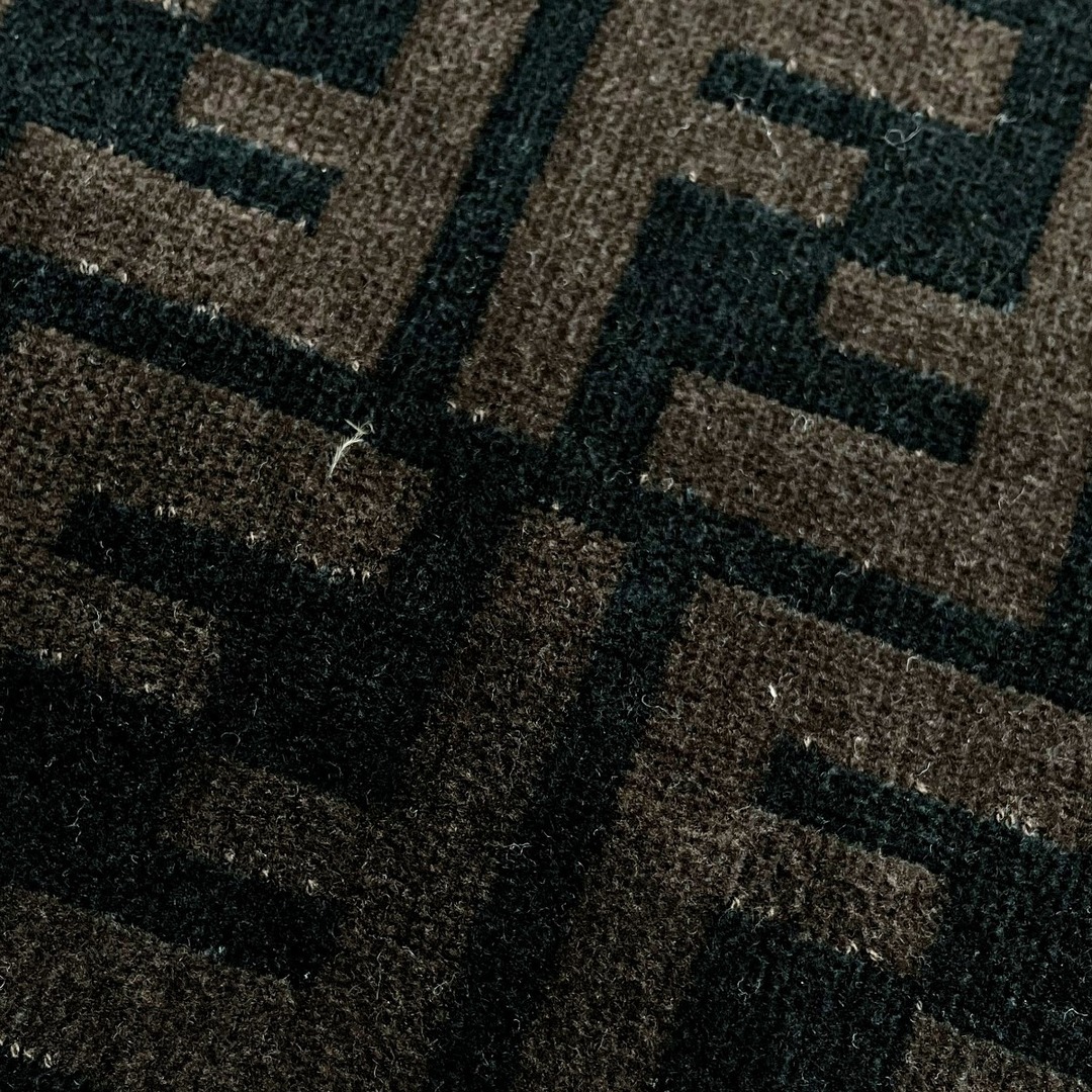 FENDI - FENDI フェンディ ブランケット ビーチタオル ブラウン 96