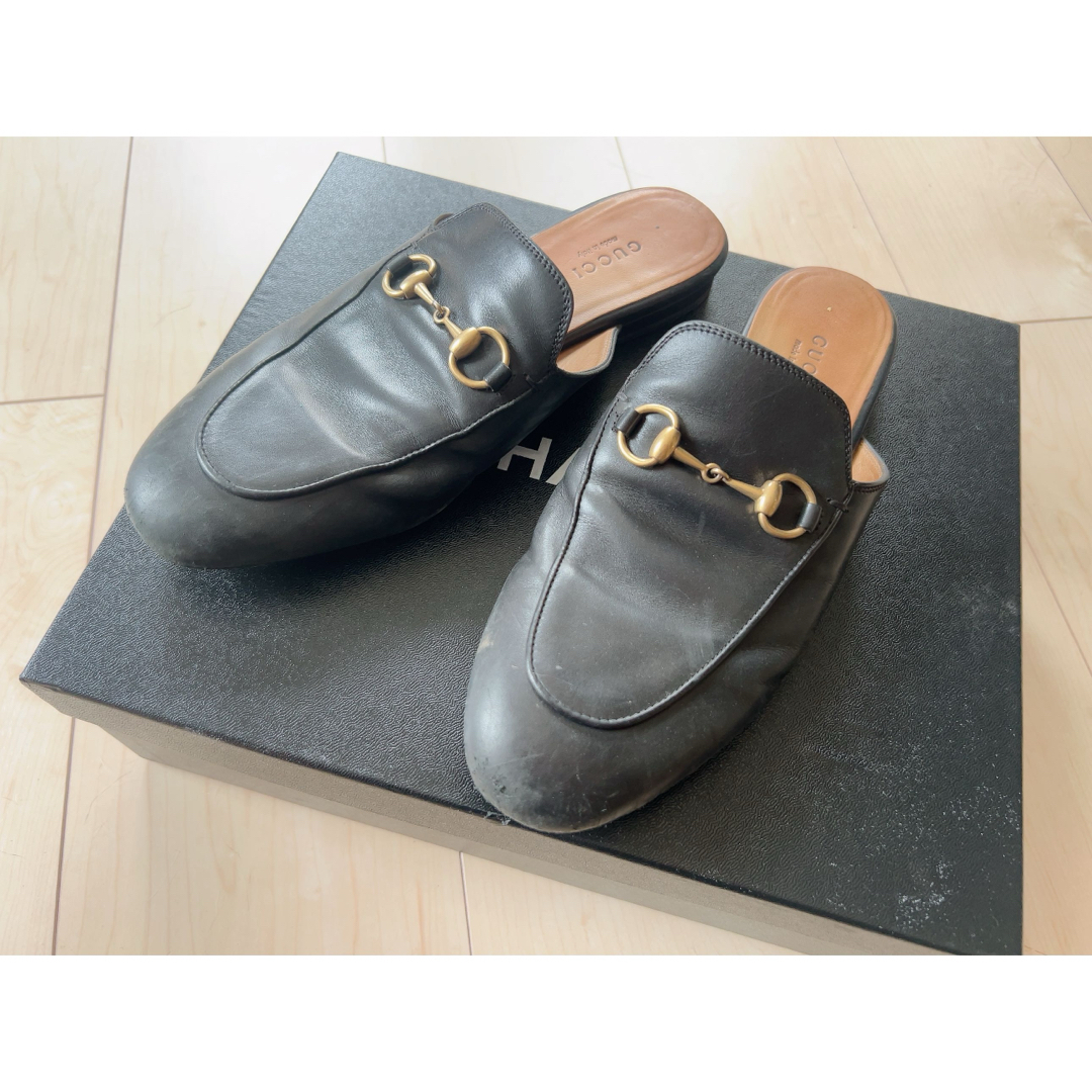 GUCCI グッチ ホースビット ローファー プリンスタウン レザー