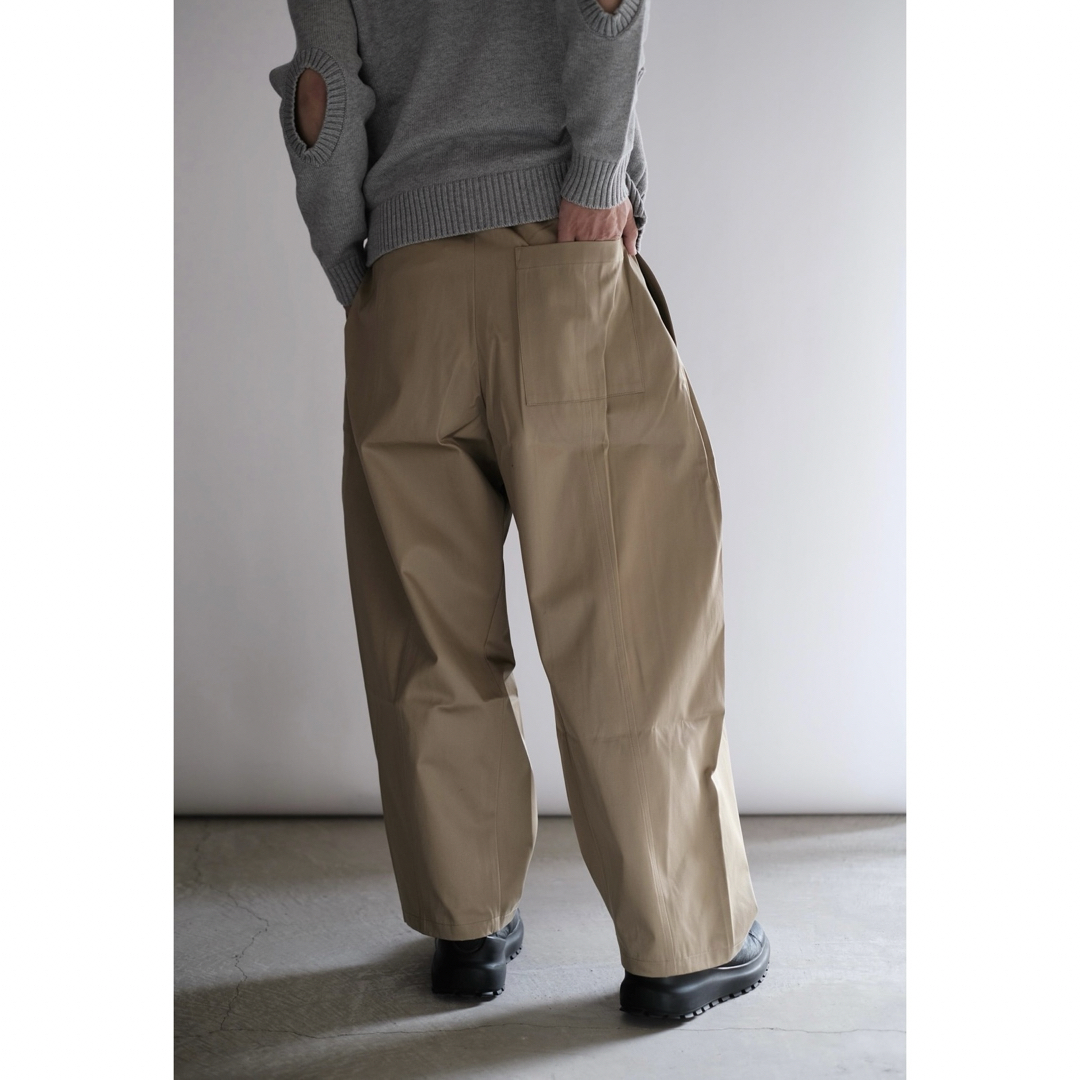 STUDIO NICHOLSON - SAGE NATION - BOX PLEAT TROUSER -SANDの通販 by