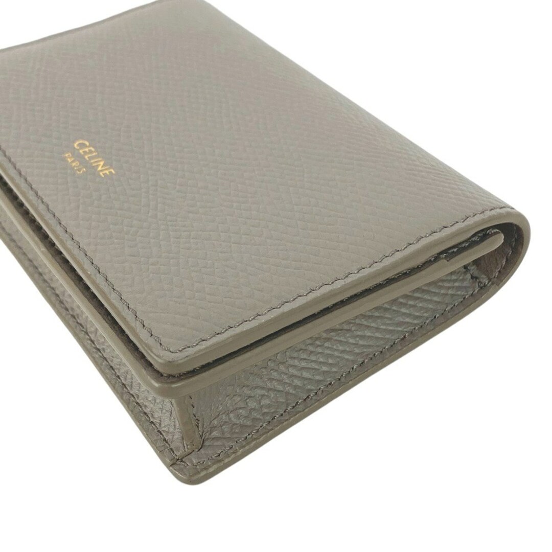 CELINE - □新同□ セリーヌ カードケース 名刺入れ レザー グレー