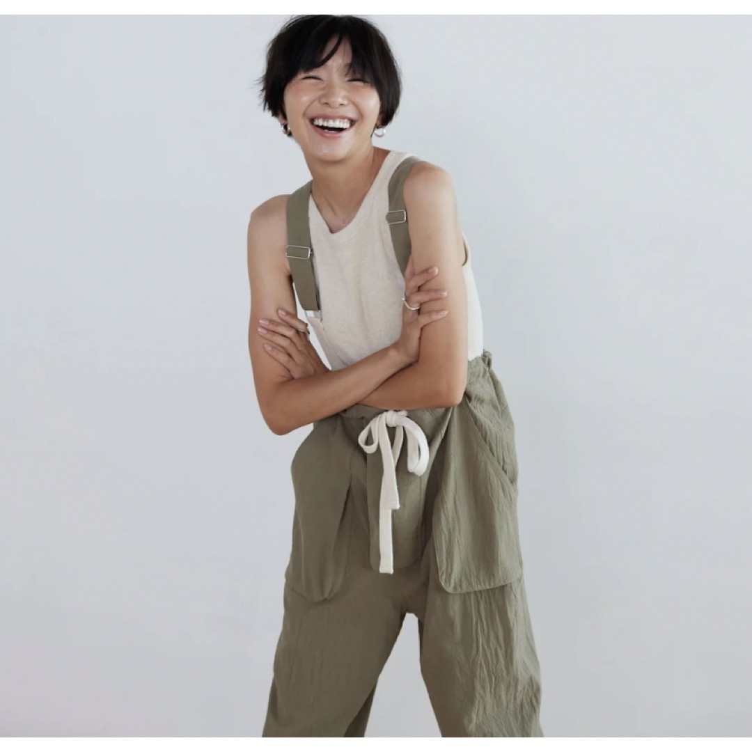 クレープコットンワークサロペット/searoomlynn シールームリン