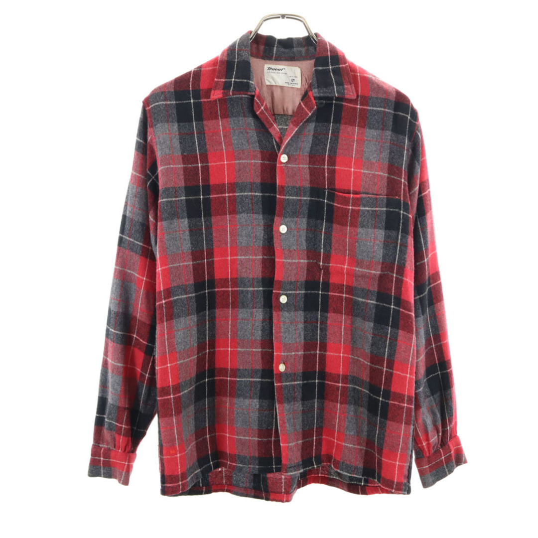 Truval 50s 60s 開襟 オープンカラー ヴィンテージ ボックスシルエット