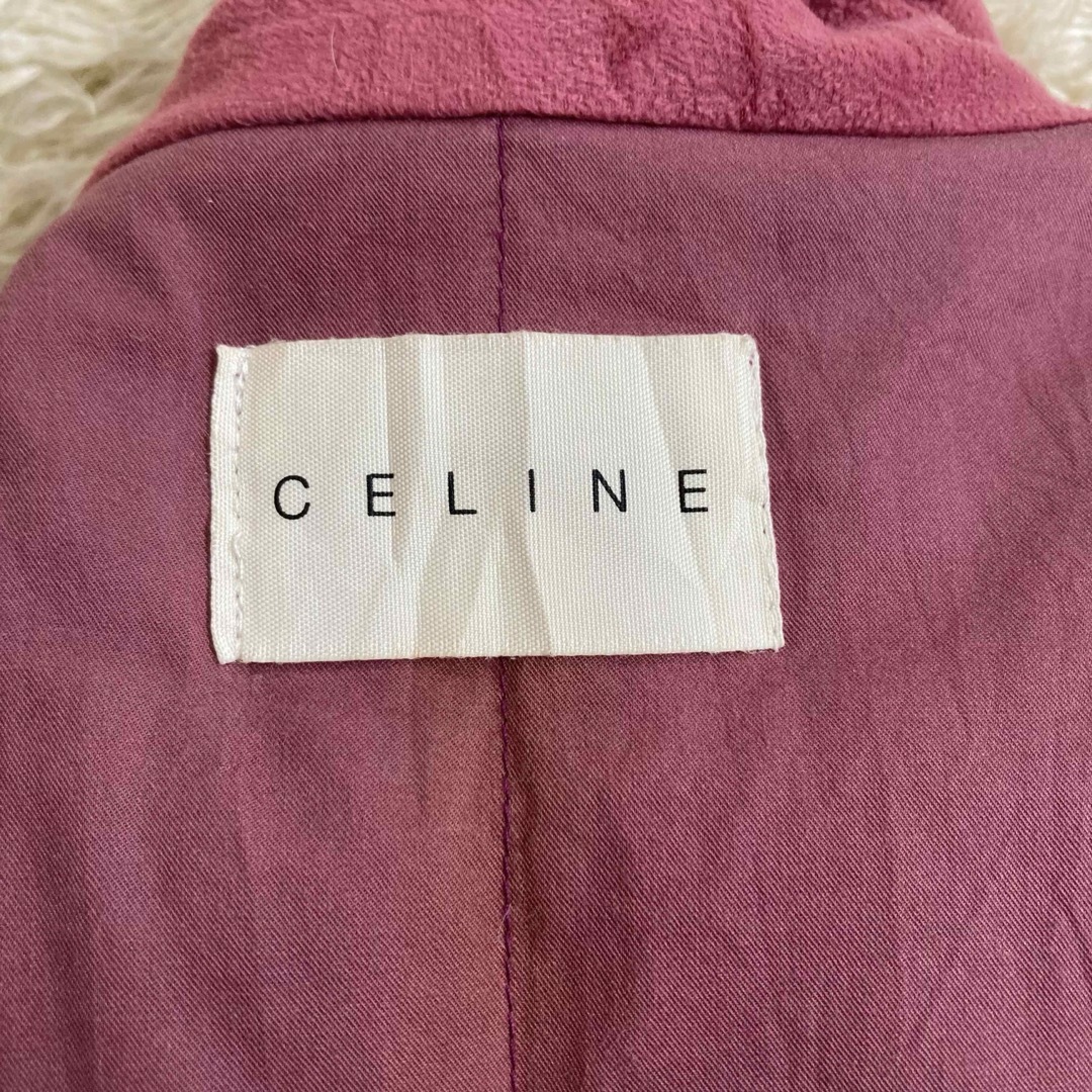CELINE - 【レア】CELINE セリーヌ ダウンベスト 西川ダウン ピンク