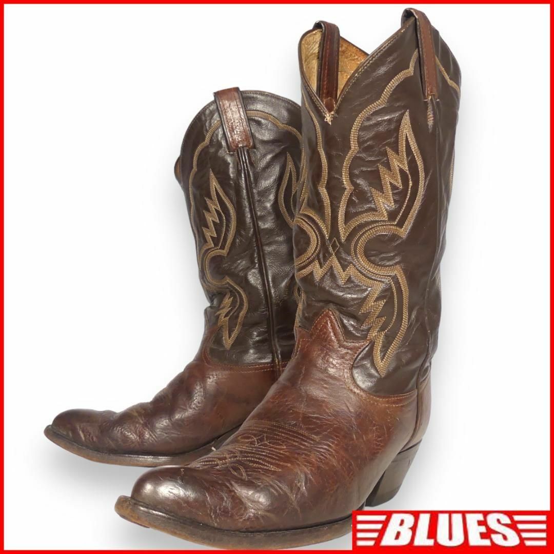 Tony Lama - ウエスタンブーツ Tony Lama 26.5 トニーラマ 茶 NS406の