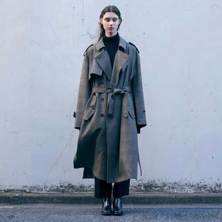 stein - stein DEFORMATION TRENCH COATの通販 by 07ムーディー's shop