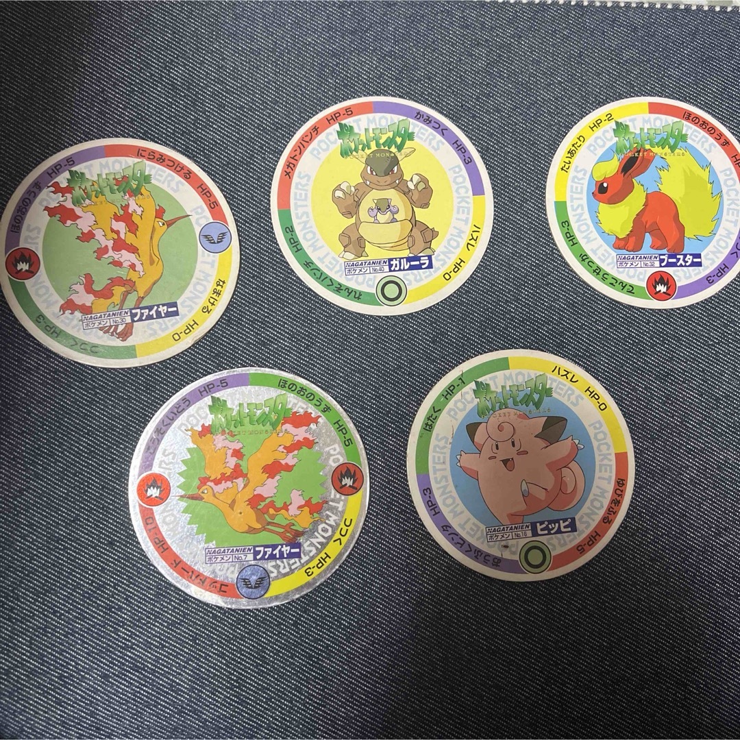 ポケモン - ポケモン メンコカード 5枚 初代の通販 by AIRI♡即購入OK