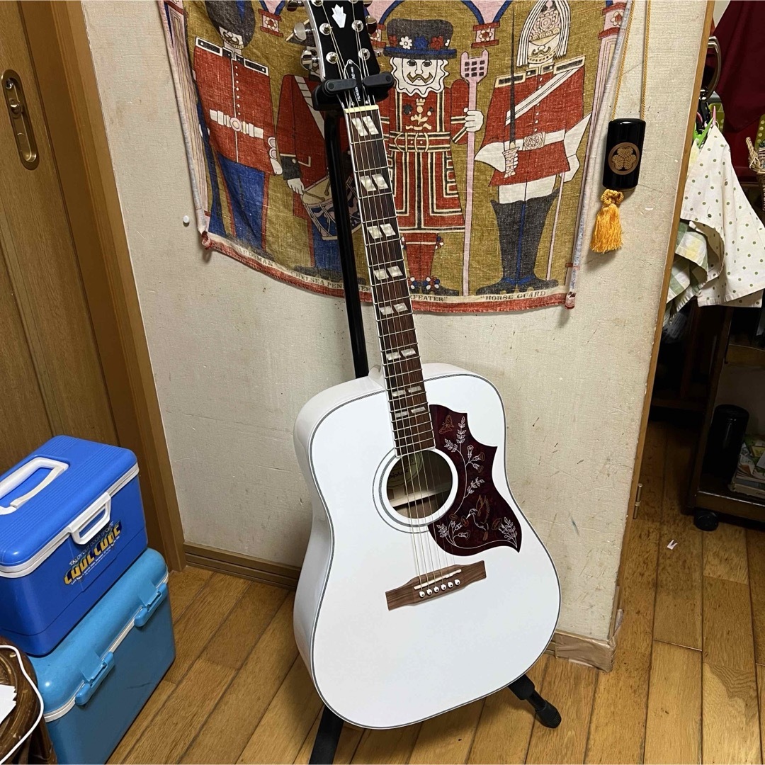 美品】Epiphone ハミングバード 限定カラー ホワイトの通販 by みみ's