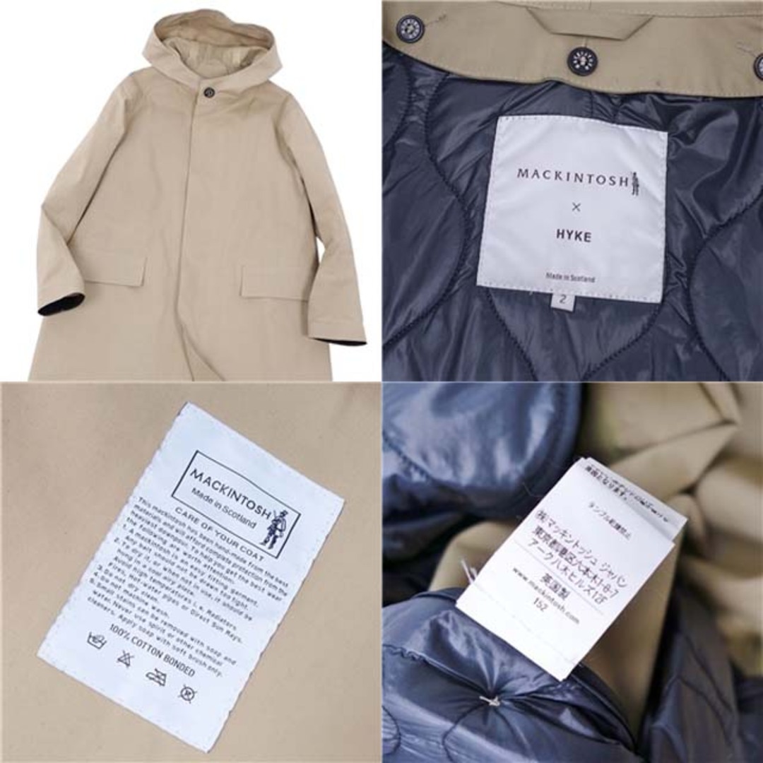 HYKE - ハイク マッキントッシュ HYKE MACKINTOSH コート ゴム引き