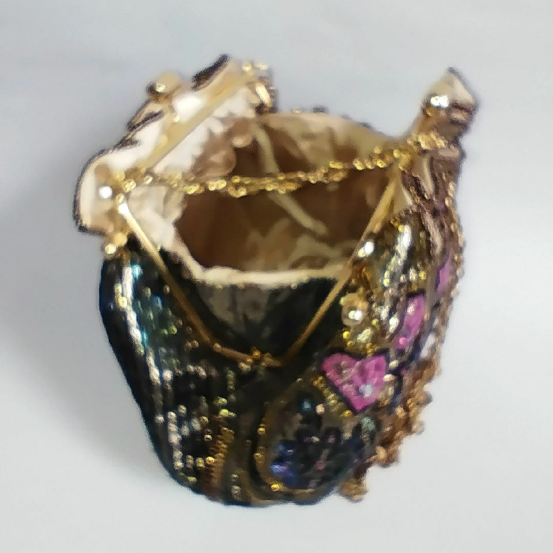 ビーズ がま口 チェーンショルダー バッグ パーティーバッグの通販 by