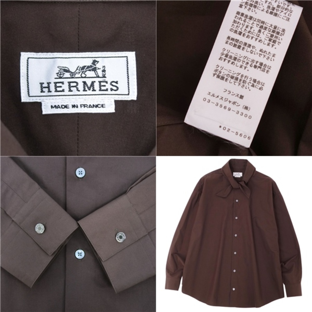 HERMES - 極美品 エルメス HERMES 20AW シャツ ロングスリーブ 長袖