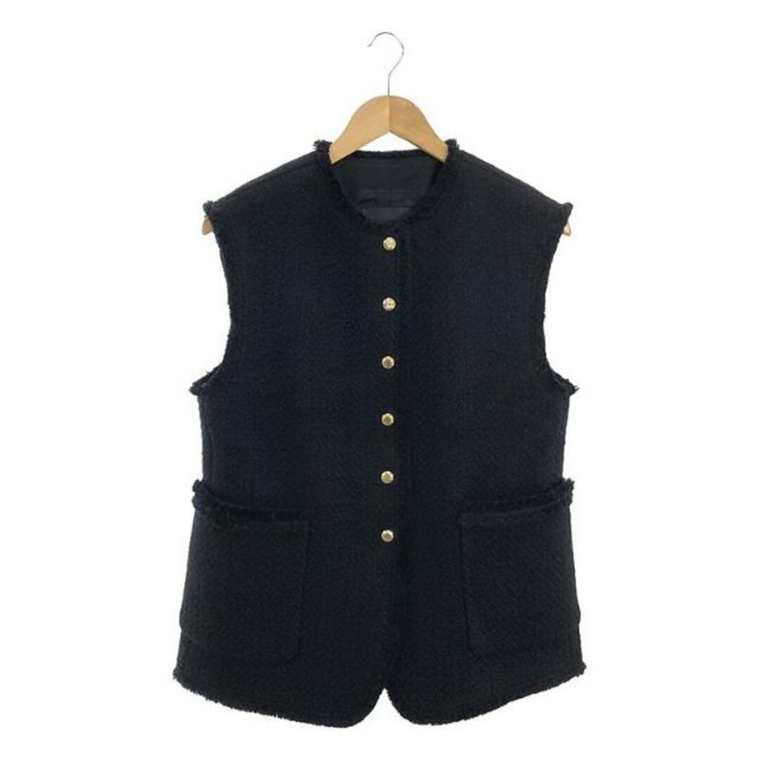 Drawer - Drawer / ドゥロワー | ウール ヘリンボーン ツイード ジレ