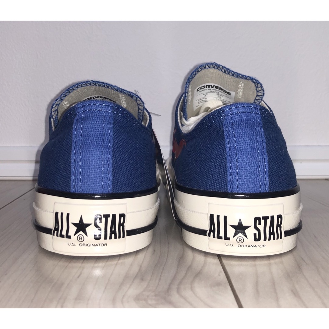 CONVERSE - 23cm 新品 CONVERSE ALL STAR US OX フレイム 青 炎の通販