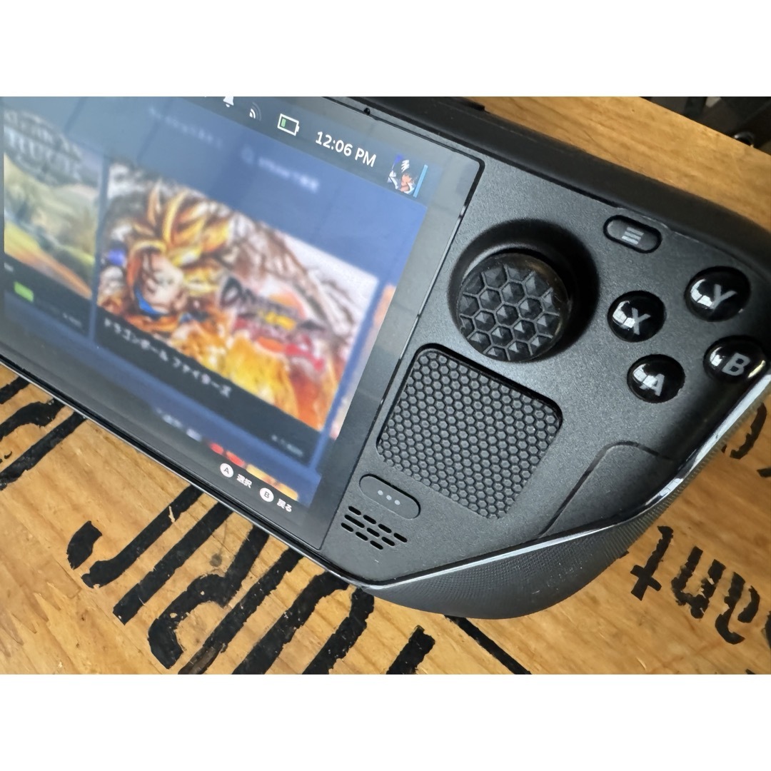 Steam Deck Oled 512GB ケースフイルムボタンカバー付きの通販 by