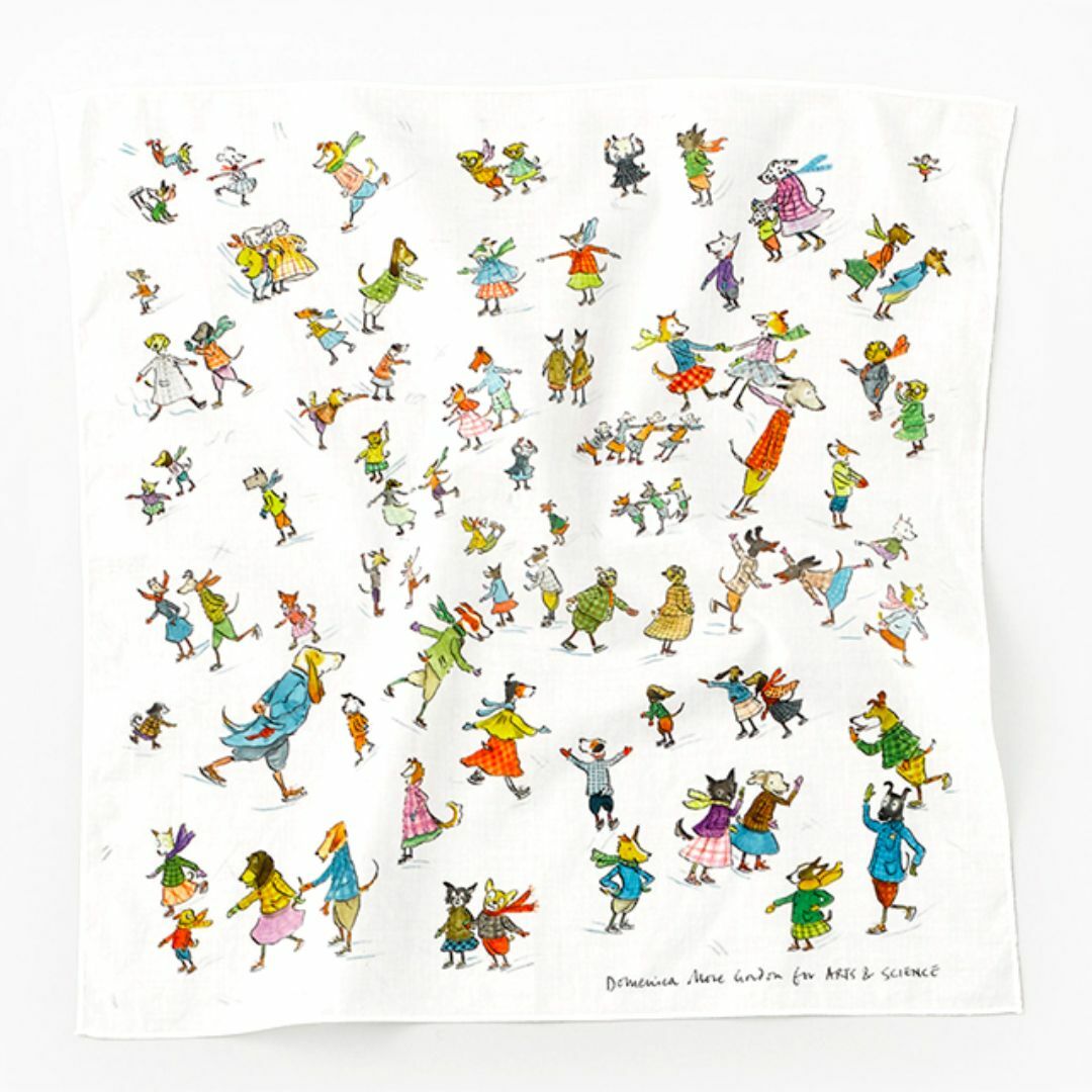 ARTS&SCIENCE ドミニカモアゴードンコラボスカーフ