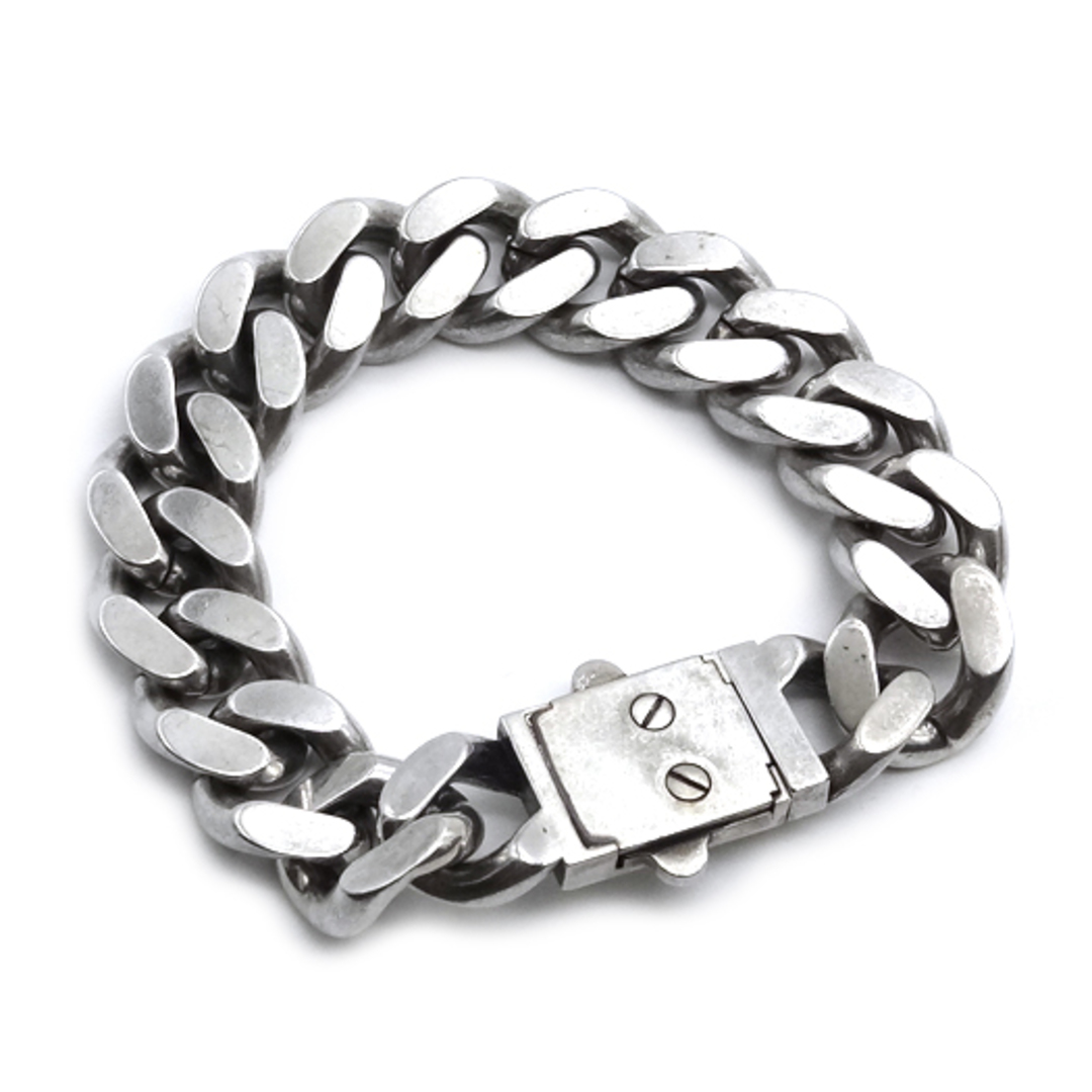 SAINT LAURENT - サンローランパリ メタルチェーンブレスレット 約18cm