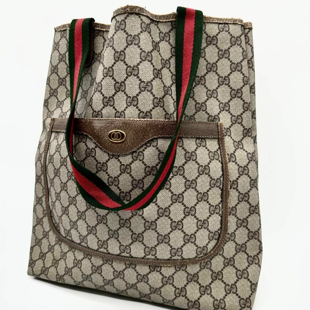 グッチ トートバッグ シェリーライン インターロッキング PVC A4可