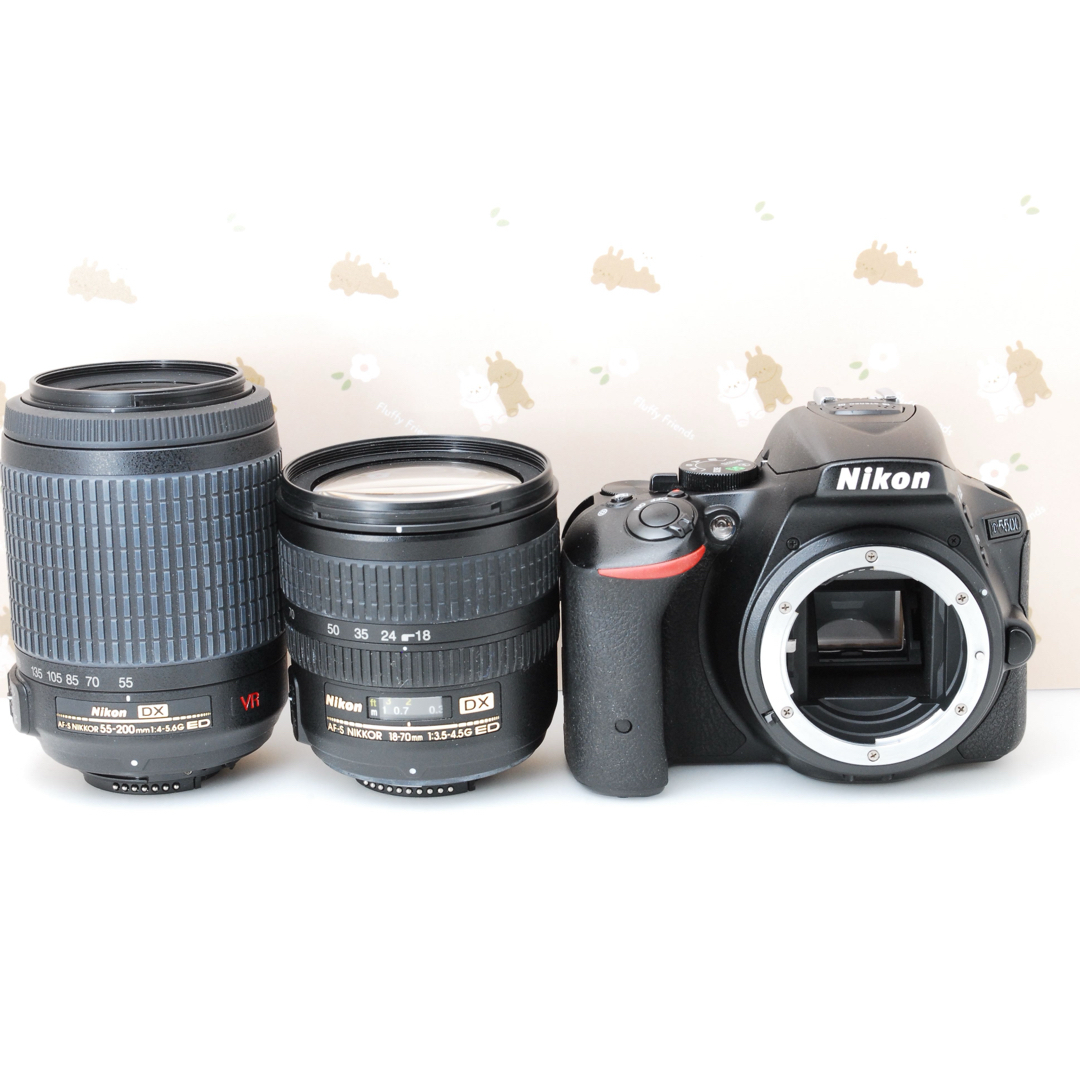 美品❤️Wi-Fi❤️Nikon D5500❤️レンズ2本❤️スマホ転送♪