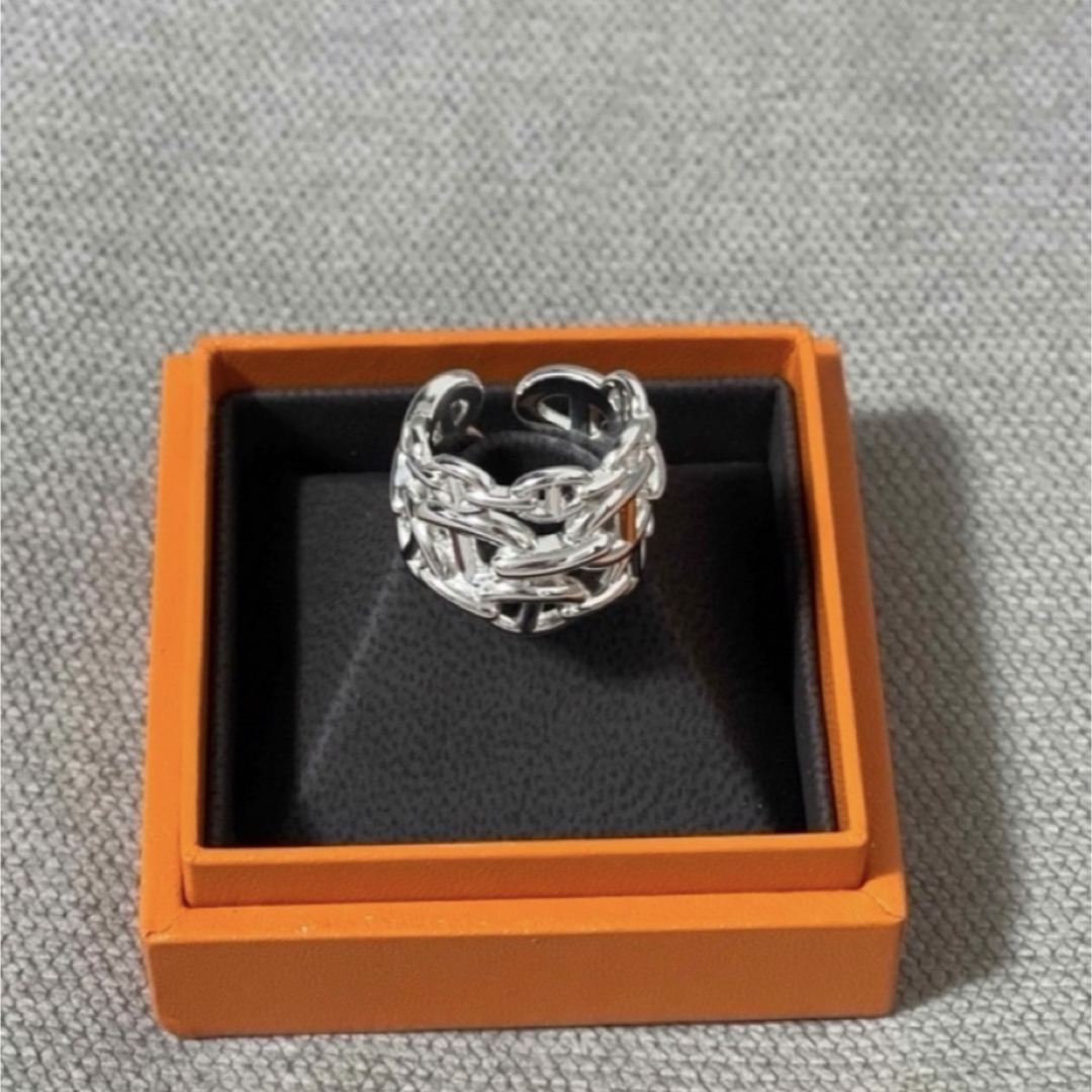HERMES - 新品未使用 アンシェネ 59号 エルメス 3連 GM リング