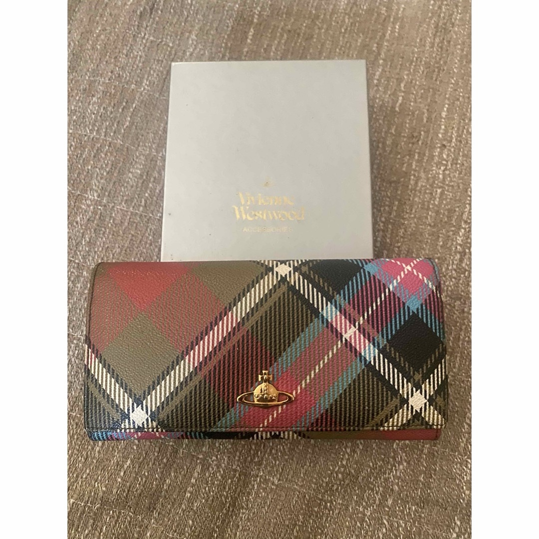 Vivienne Westwood - Vivienne Westwood 長財布 チェック柄 箱付きの