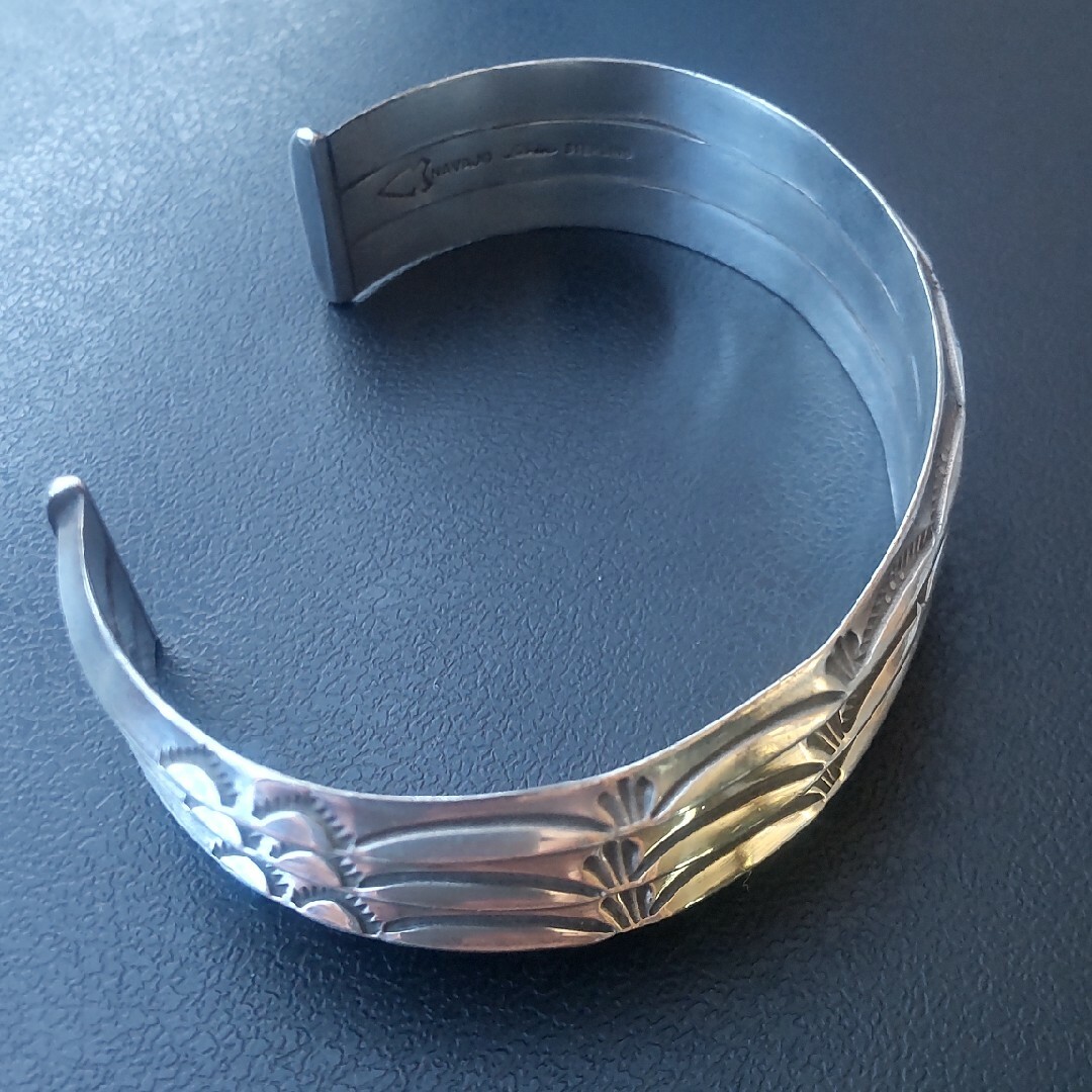 Navajo・Stanley.Parkerトリプルスタンプワークバングル超希少