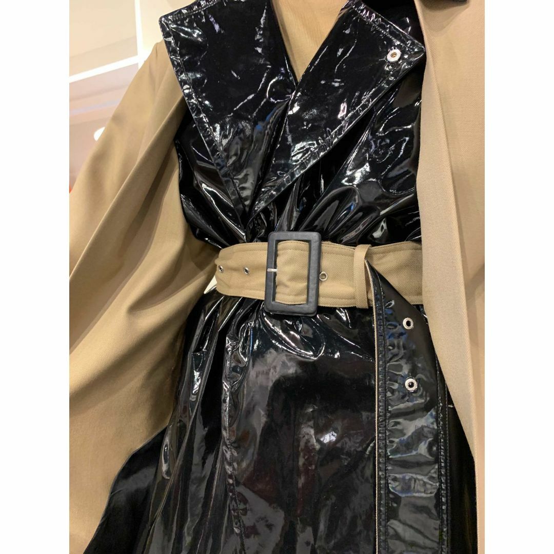 TOGA - TOGA ARCHIVESxH&Mオーバーサイズエナメルレイヤードトレンチ