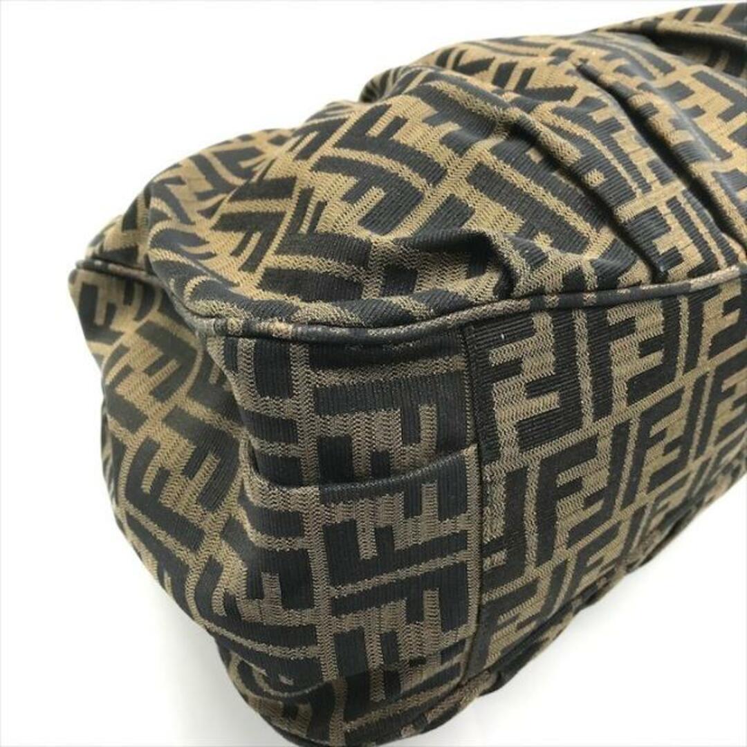 フェンディ ズッカ FF金具 トートバッグ ブラウン