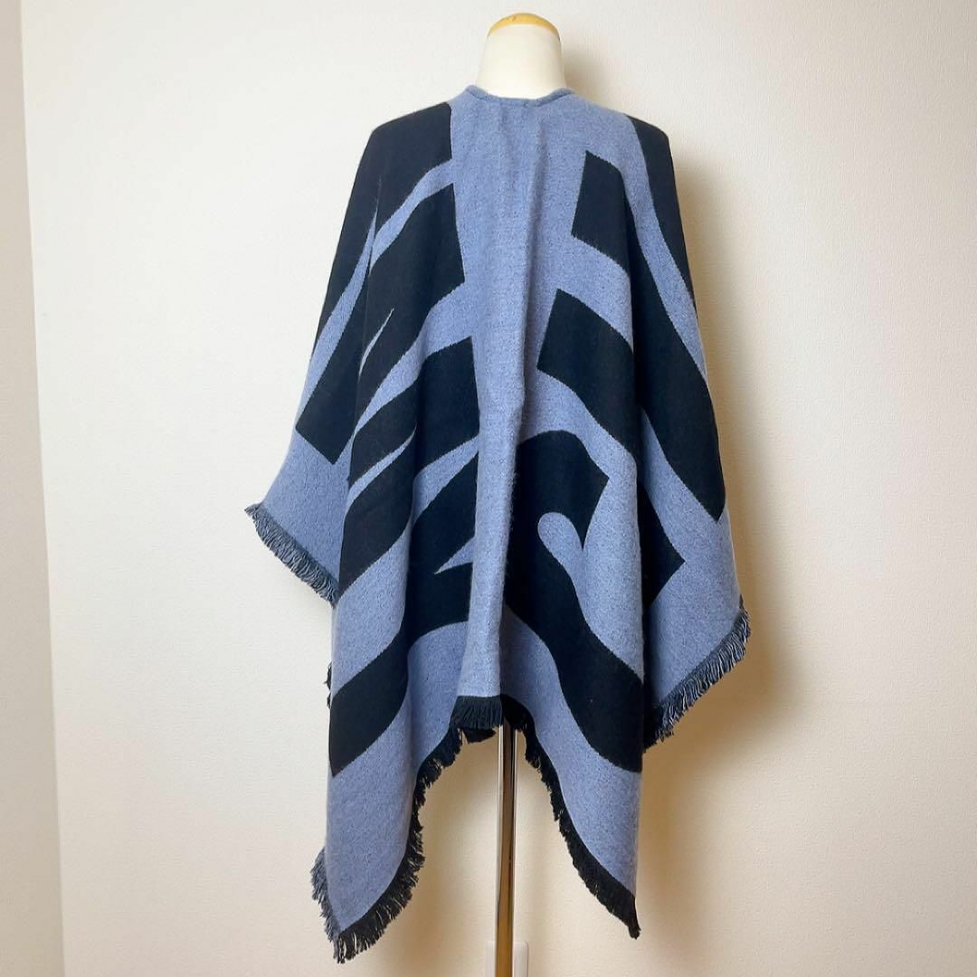 JIMMY CHOO - 21年モデル JIMMY CHOO ウーブンニット ウール ポンチョ