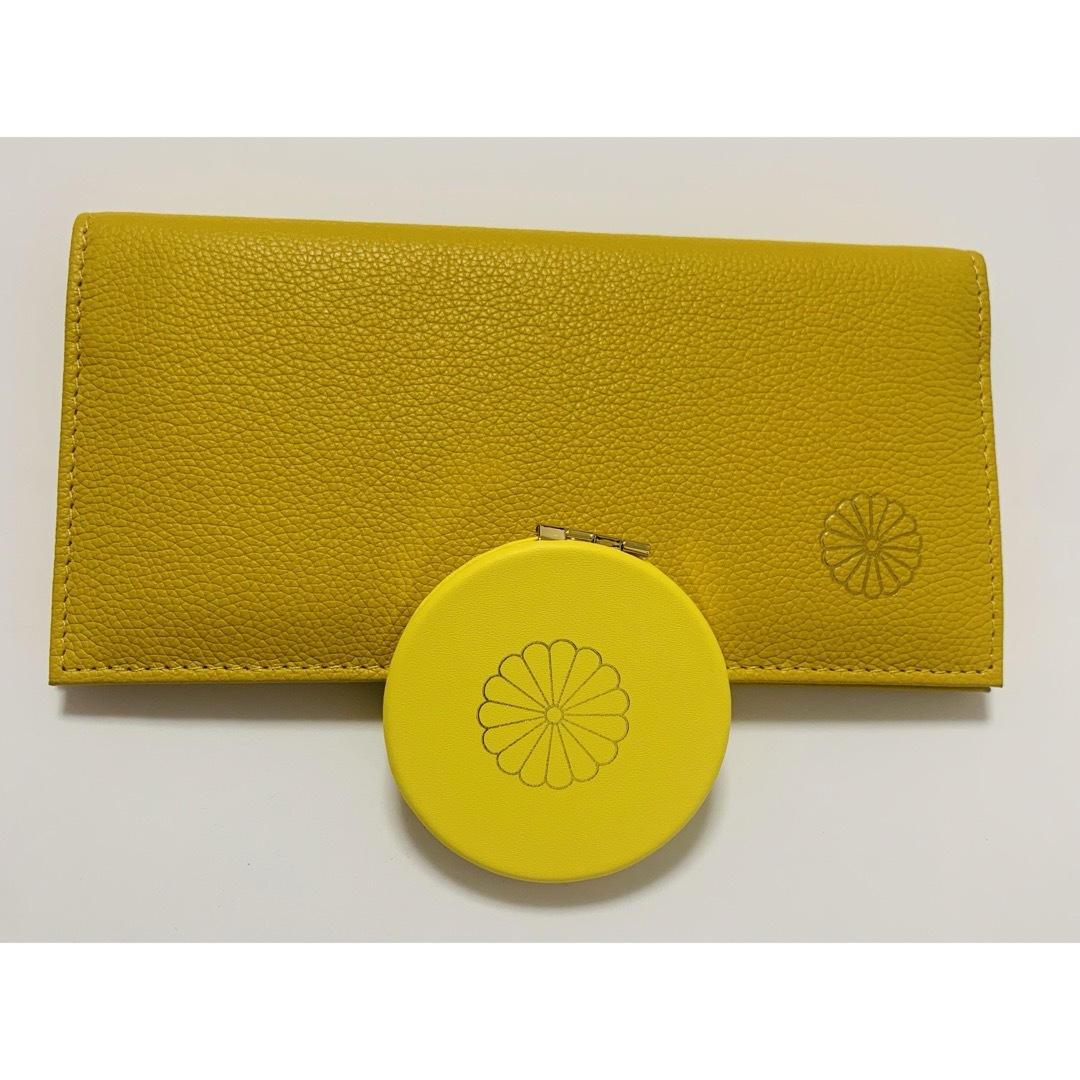 お値下げ】皇居 長財布 ミラー イエローの通販 by ひまわり's shop｜ラクマ