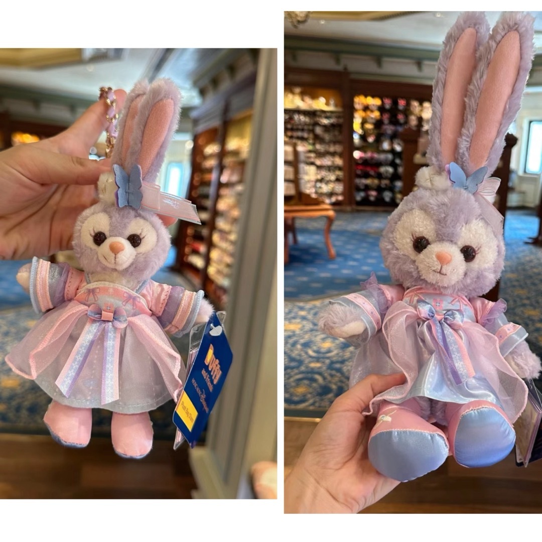 新品☆香港ディズニーランド☆ぬいぐるみキーチェーン3点セット