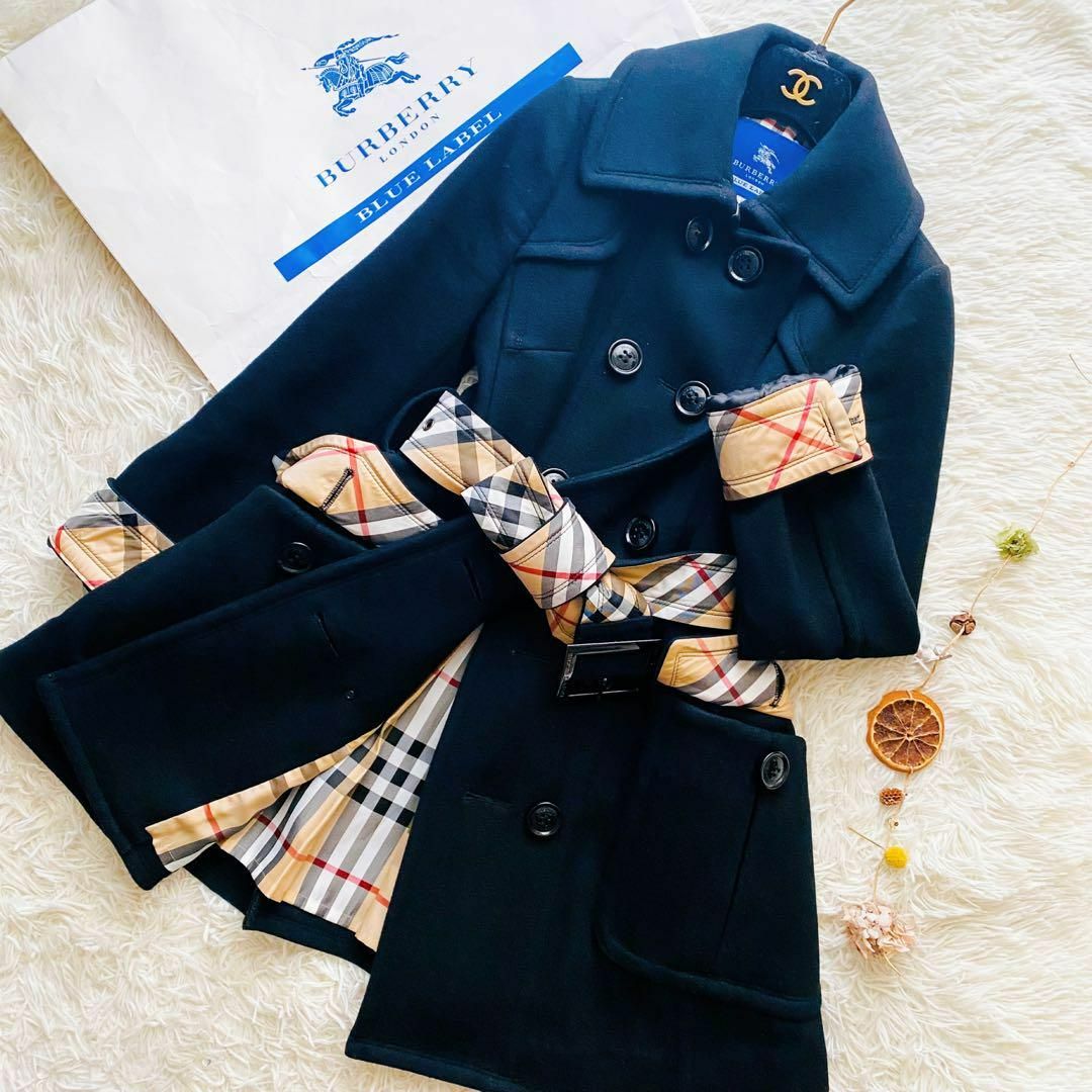 中古バーバリーブルーレーベル アウター バーバリーブルーレーベル