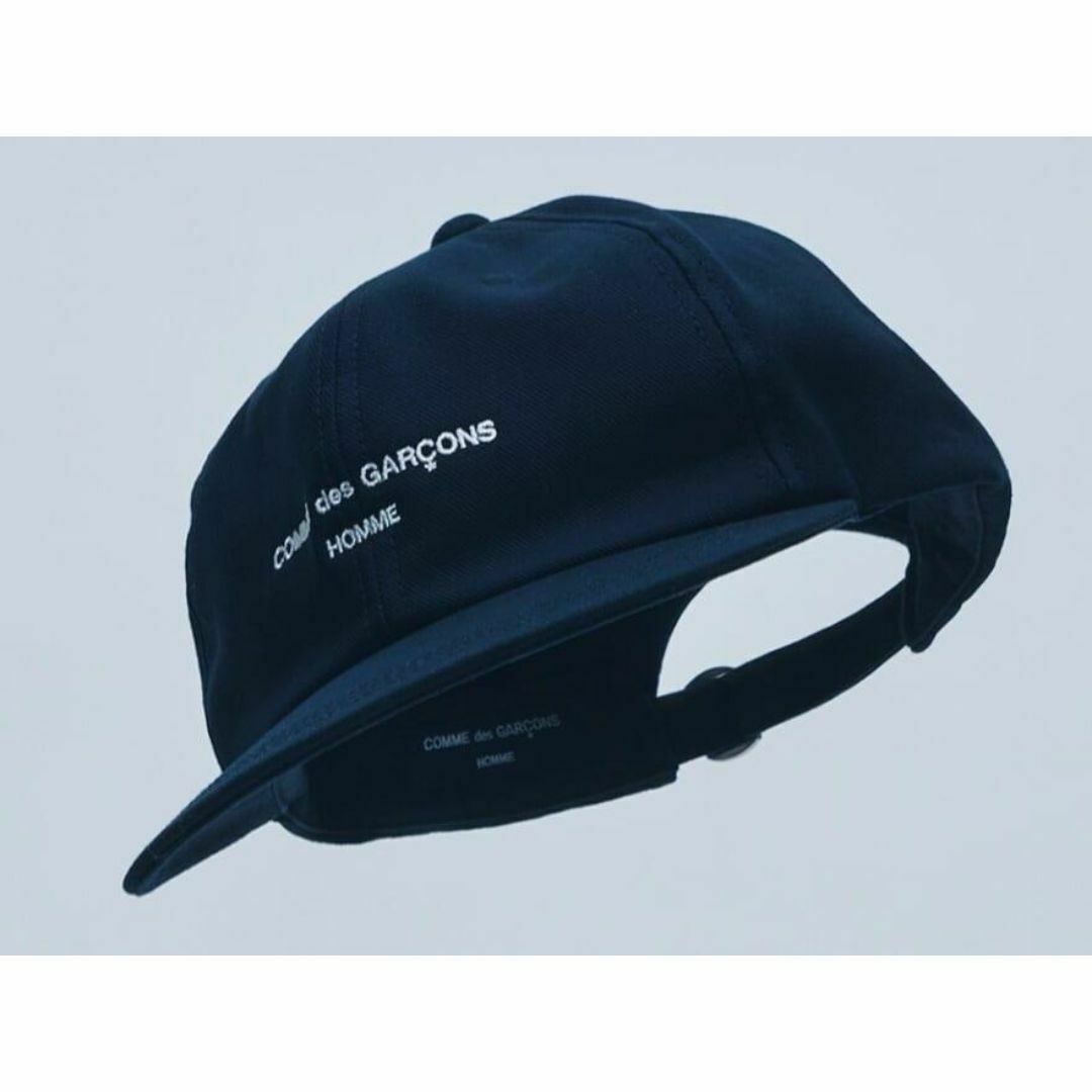 COMME des GARCONS HOMME LOGO CAP ブラック