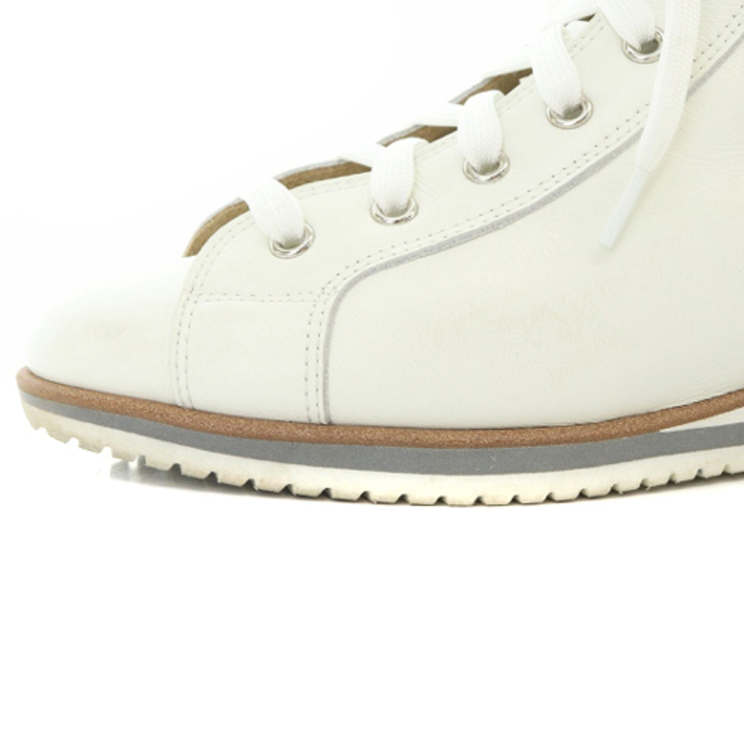 GINZA Kanematsu - 銀座かねまつ ハイカットスニーカー レザー 24cm 白