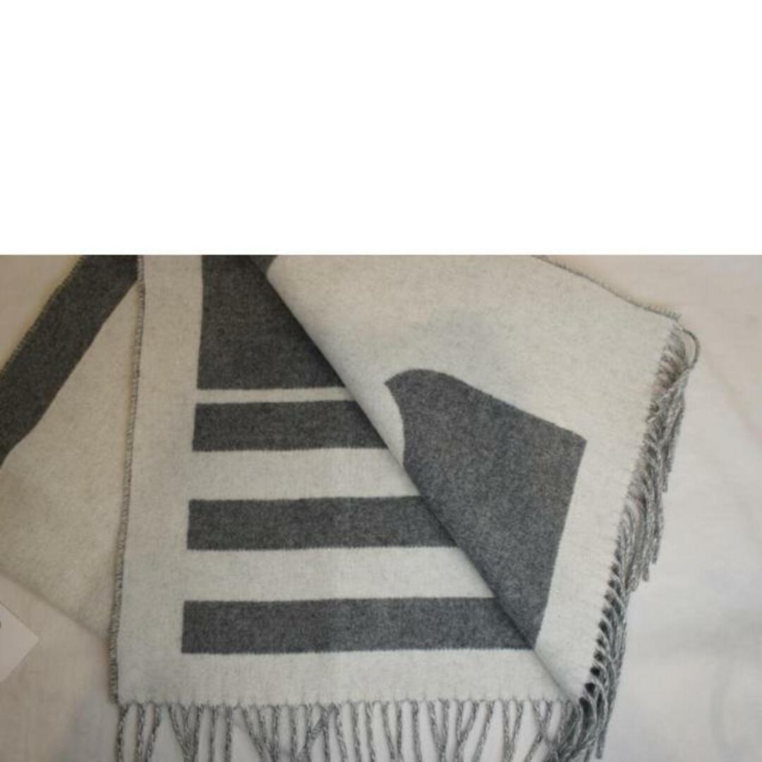 HERMES - HERMES エルメス/ラブストーリーカシミヤマフラーグレー