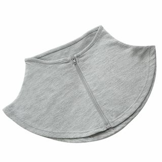 色:無地-灰】[KOEKOI] つけ襟 ハイネック夏用 冷感 日焼け対策 UVの