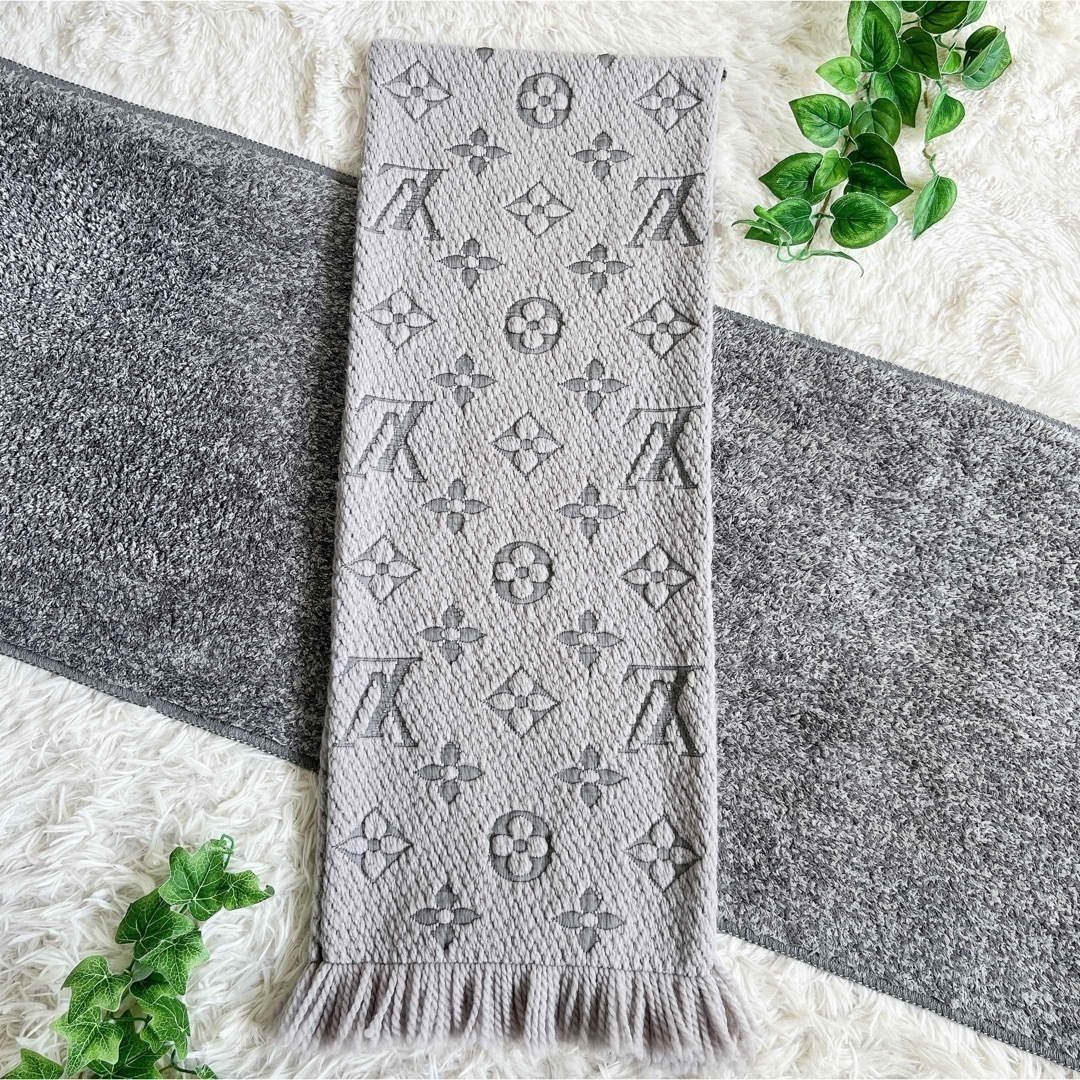 LOUIS VUITTON - ルイヴィトン マフラー エシャルプ・ロゴマニア