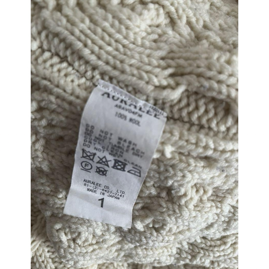 AURALEE - AURALEE オーラリー アランニットベストの通販 by mileyuu's