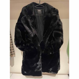 ZARA - ZARA ファーコートの通販 by ぽ｜ザラならラクマ