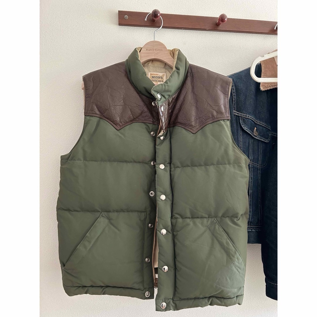 THE REAL McCOY'S - ザリアルマッコイズ ダウンベスト サイズ40の通販