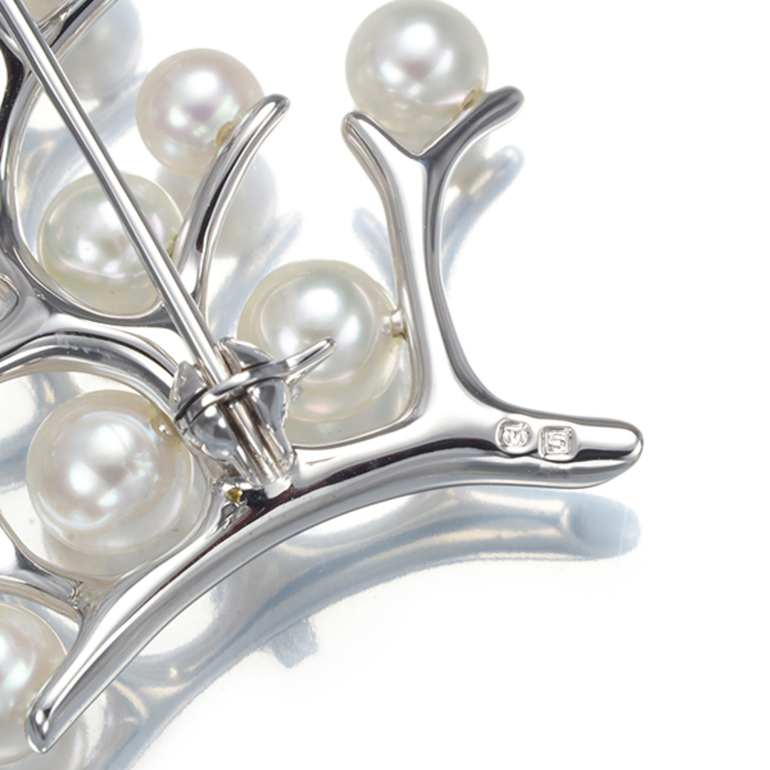 MIKIMOTO - ミキモト ブローチ パール 真珠 4.0-5.2mm 幸福の木