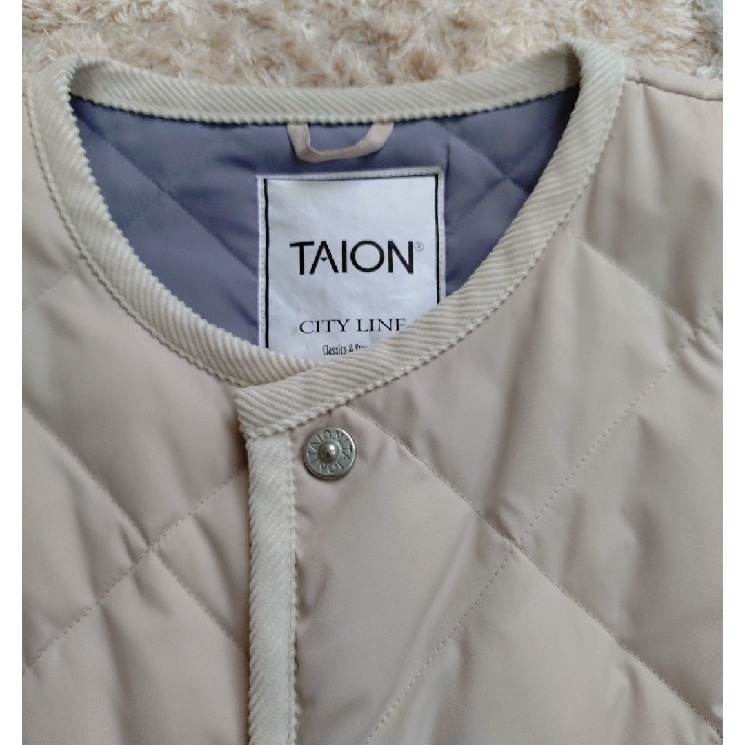 SHIPS - SHIPS any 別注TAION パイピング ノーカラーキルティング