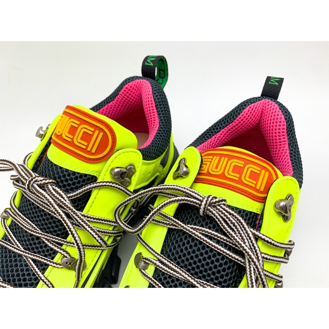 GUCCI - GUCCI グッチ イエロー系 蛍光 黄色 フラッシュトレック