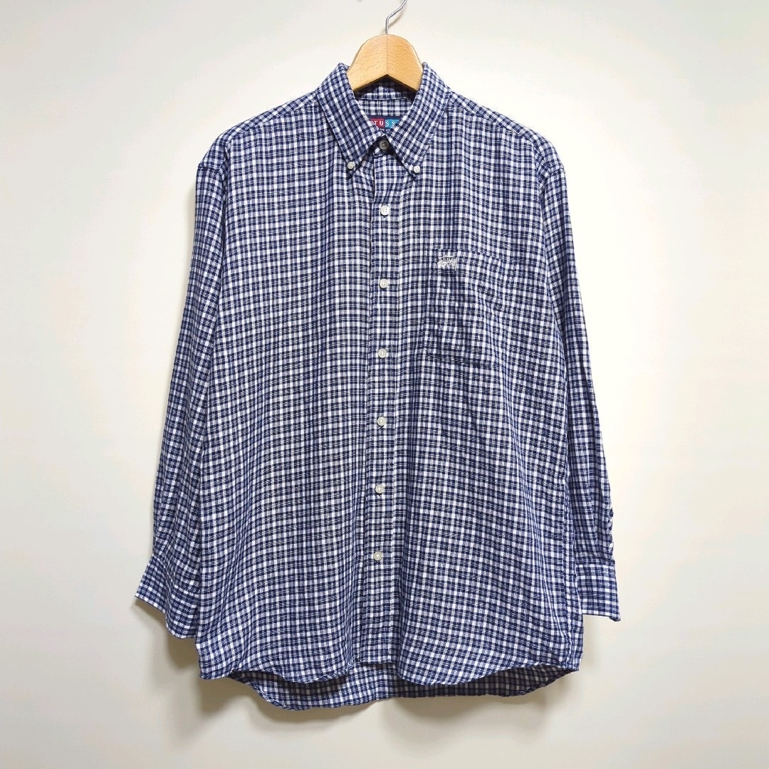 STUSSY - ☆90s USA製 OLD STUSSY チェック ボタンダウン シャツの通販