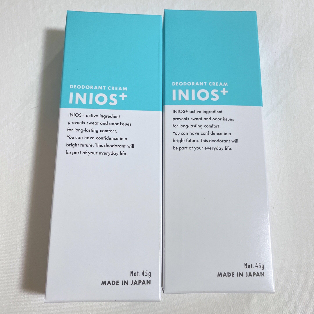 INIOS+ イニオスプラス デオドラントクリーム 45g 2点セットの通販 by