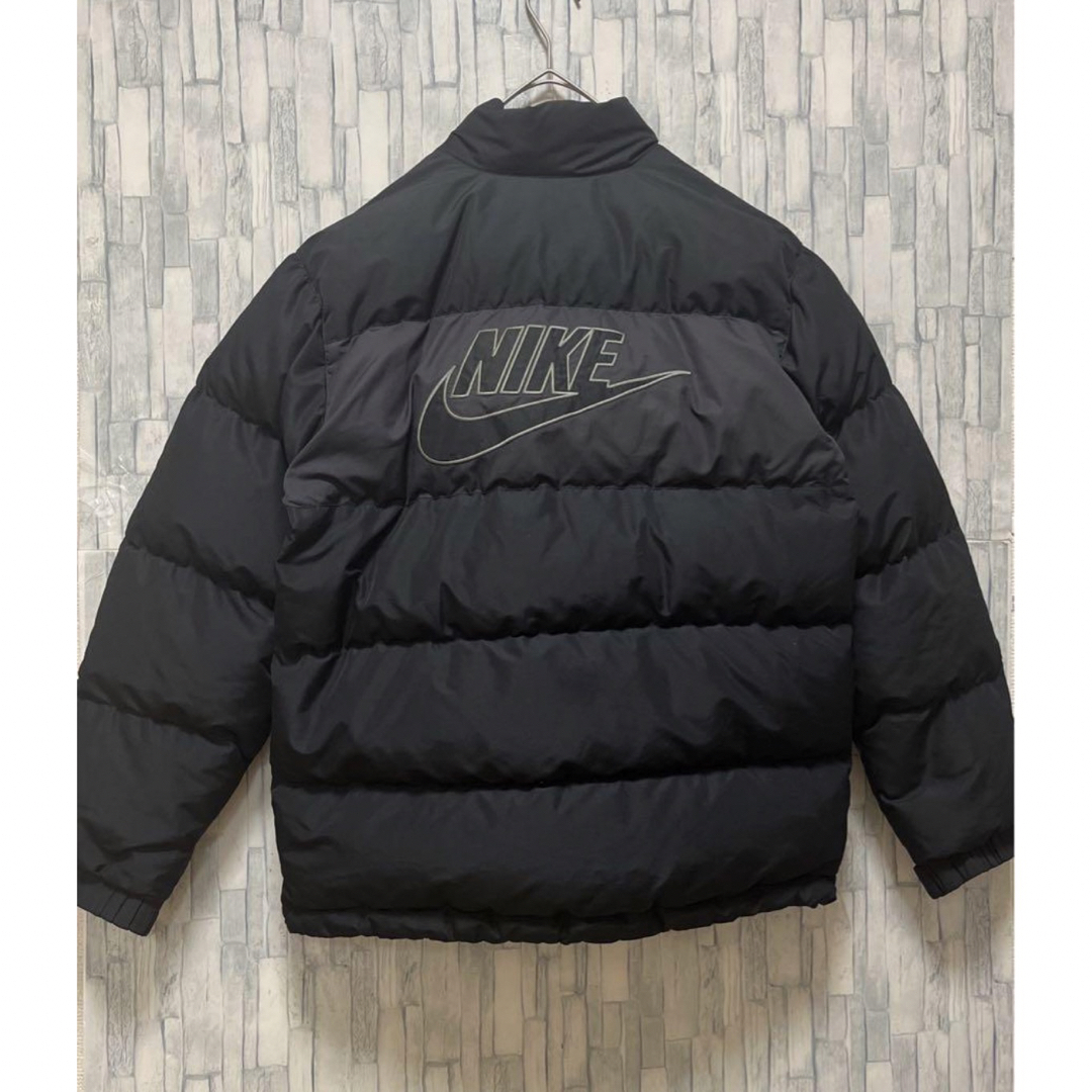 NIKE - ナイキ ダウンジャケット デカロゴ 刺繍ロゴ スウッシュ 00s